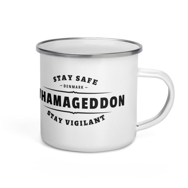enamel-mug-white-12-oz-right-6ac1152130878.jpg Whamageddon Classic Logo Enamel Mug