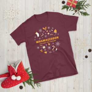 unisex-basic-softstyle-t-shirt-maroon-front-6ac10991b4660.jpg Tis The Season Shirt