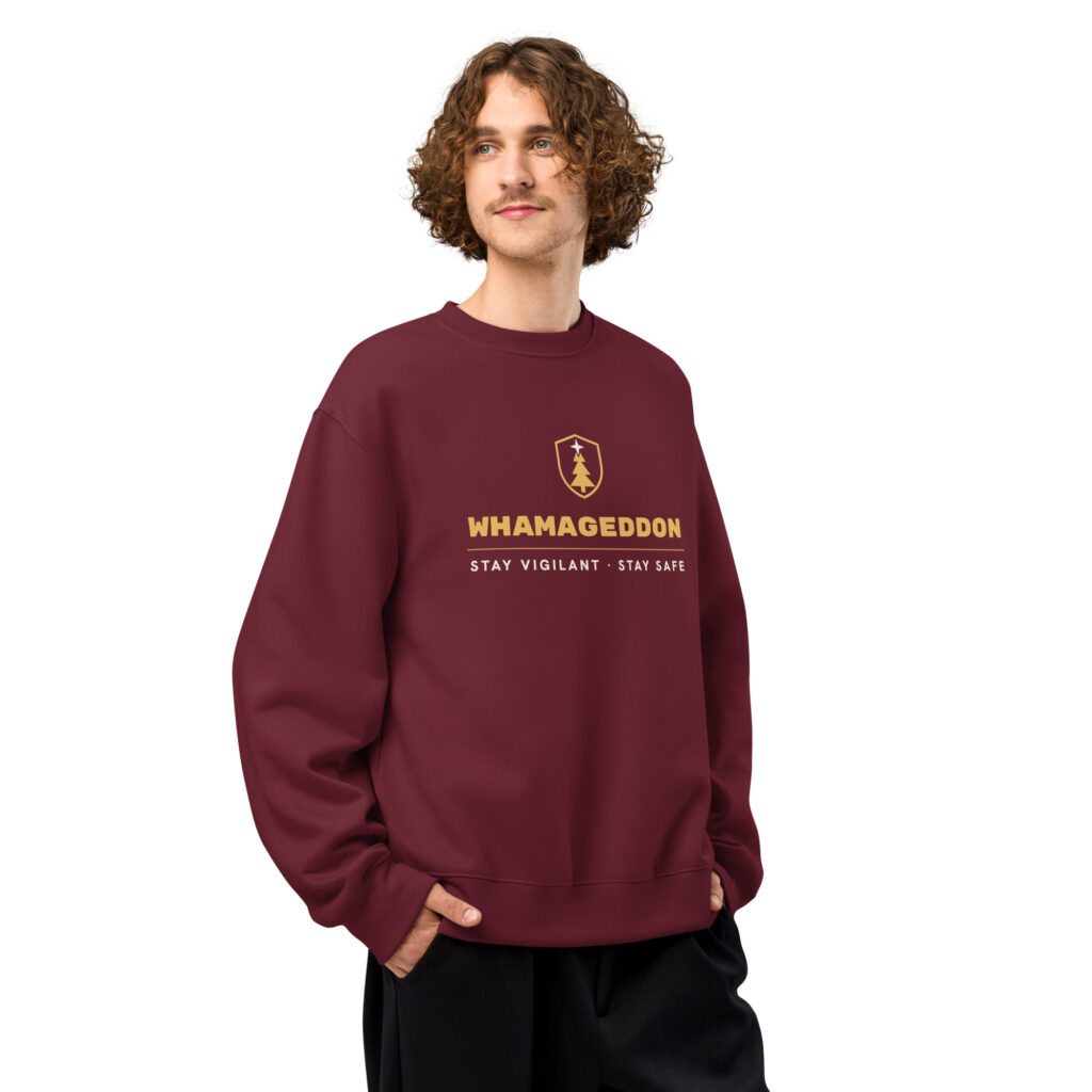 Whamageddon Oversized heavyweight sweatshirt