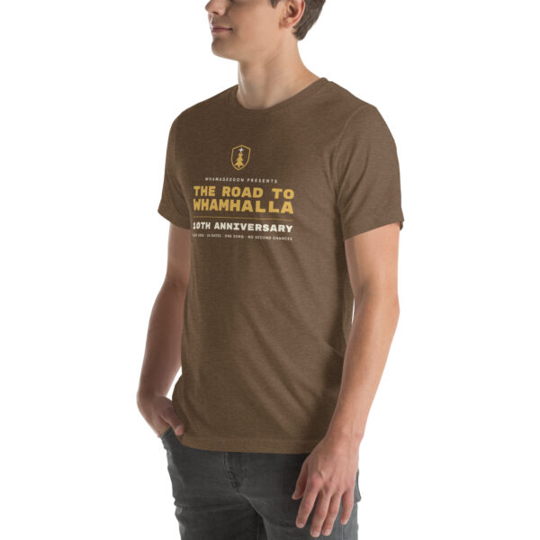 unisex-staple-t-shirt-heather-brown-left-front-6ac152321eff0.jpg 2026 Anniversary Tour shirt