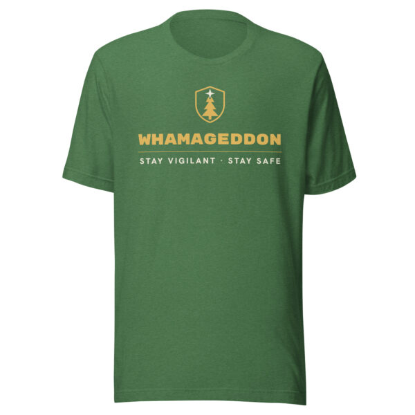 unisex-staple-t-shirt-heather-grass-green-front-6ae5bce937c34.jpg Whamageddon Unisex t-shirt