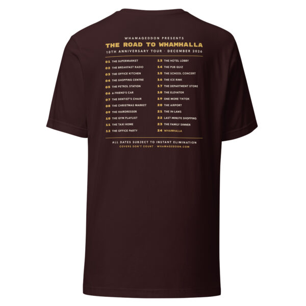 unisex-staple-t-shirt-oxblood-black-back-6ac120d569ee2.jpg 2026 Anniversary Tour shirt