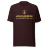 unisex-staple-t-shirt-oxblood-black-front-6ae5bce937bf5.jpg Whamageddon Unisex t-shirt