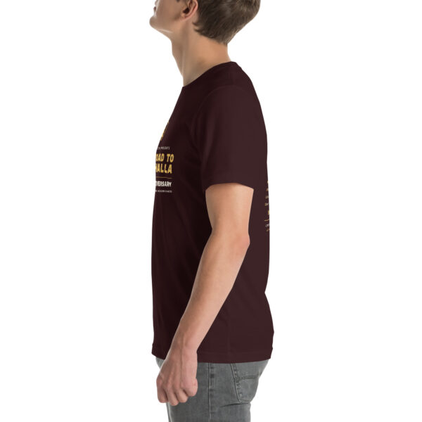 unisex-staple-t-shirt-oxblood-black-left-6ac152320583f.jpg 2026 Anniversary Tour shirt